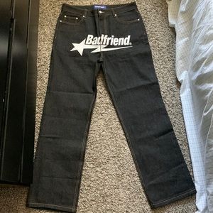 Badfriend Embroidered Chain Star Jeans Size 34